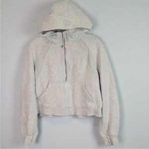 Lululemon cropped scuba 1/4 zip